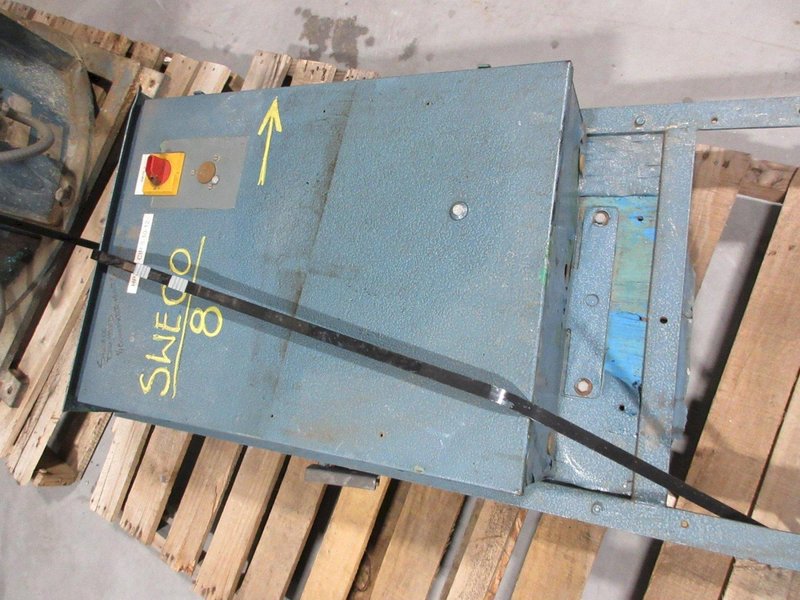 Sweco Vibro-Energy FMD-10HA Finishing Mill, 10 Cubic Ft Hopper, with Rotary Agitator