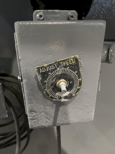 60" X .190" DALLAS 2D-400 AIR FEEDER WITH POWERED PINCH ROLLS. STOCK # 1247223
