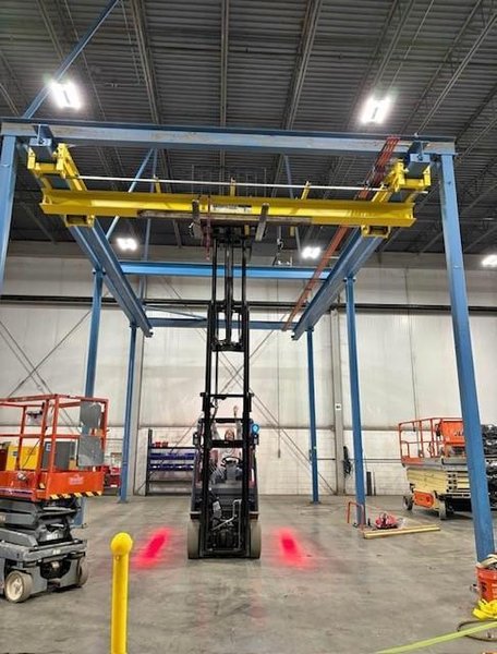 5 TON FREE STANDING GANTRY CRANE STOCK#3666