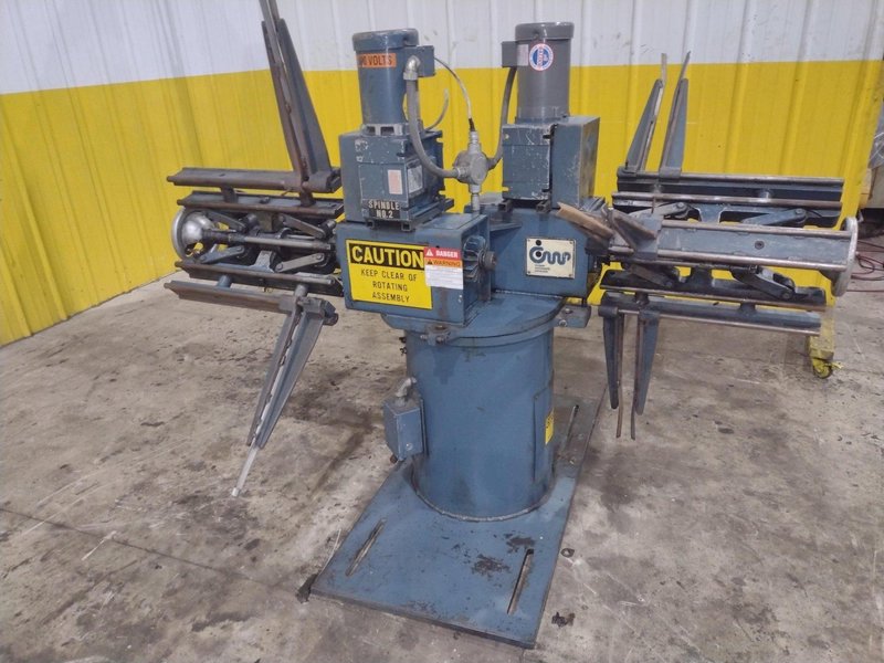 1,600 X 18" CWP MODEL #2RDM MOTORIZED DOUBLE END COIL REEL UNCOILER: YOBRO #24498