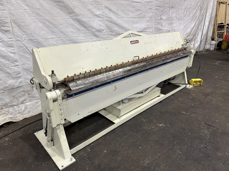 10' X 14 GA BIRMINGHAM HYDRAULIC BOX &amp; PAN FINGER BRAKE: STOCK #77932