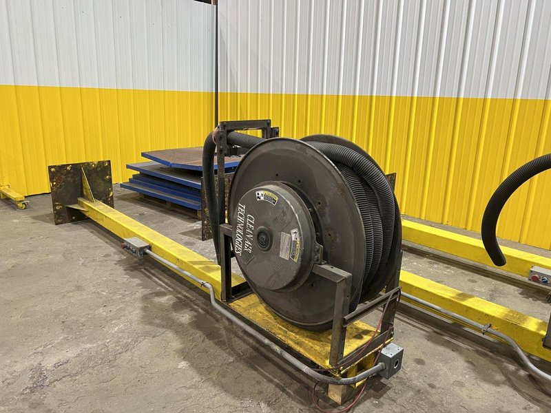 40 HP x 4 STATION CLEAN AIR TECHNOLOGIES / EUROVAC INDUSTRIAL TRANSIT &amp; BUS CENTRAL VACUUM SYSTEM: STOCK #19901