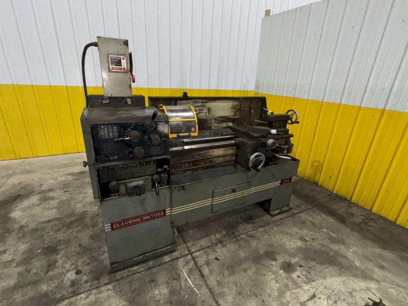 14" X 40" CLAUSING METOSA MODEL #C1440 TOOLROOM ENGINE LATHE, 1-5/8": YOBRO #23849