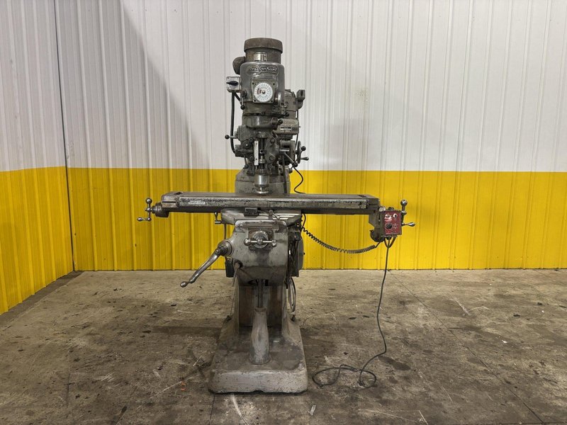 1.5 HP BRIDGEPORT VERTICAL RAM TYPE MILL &amp; CHERRYING HEAD: STOCK #23195