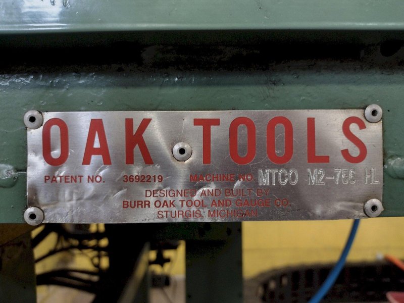 BURR OAK MODEL #VBHB RETURN TUBE BENDER &amp; MODEL #MTCO STRAIGHTENER FEEDER: STOCK #15868