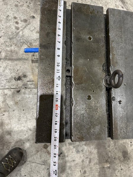 20" X 20" X 23" CARLTON UNIVERSAL T-SLOTTED DRILL BOX TABLE: STOCK #22039