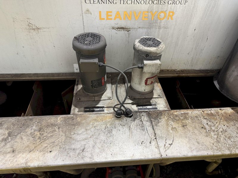 12" WIDE RANSOHOFF LEANVEYOR 3-STAGE STAINLESS STEEL MESH CONVEYOR PASS THROUGH PARTS WASHER, NEW 2017: YOBRO #24292