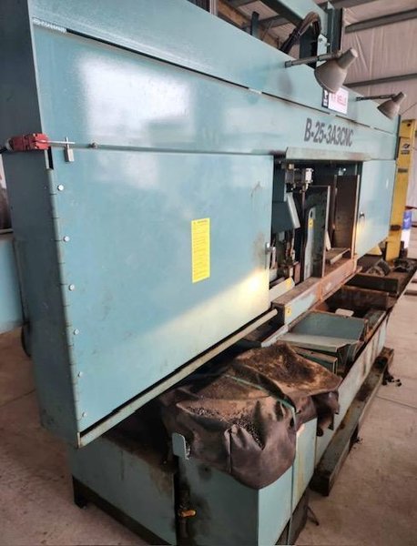 25″ x 40″ W.F. Wells Automatic Horizontal Heavy Duty CNC Band Saw, B25-3A3 CNC