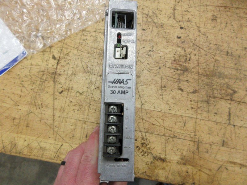 Used Haas Brushless Servo Amplifier 30A For CNC Machine Axis Drives #32-5550E Rev. G