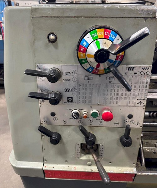15" x 50" Clausing Colchester Lathe, Inch/mm, 2000 RPM, 7-1/2 HP