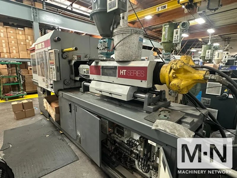 120 TON 6 OZ VAN DORN MODEL 120HT-8F INJECTION MOLDING MACHINE MFG 1997