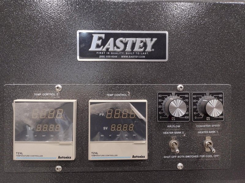 24" X 16" EASTEY MODEL #ETB2416 DUAL ZONE HEAT SHRINK TUNNEL MACHINE, NEW 2015: STOCK #20343