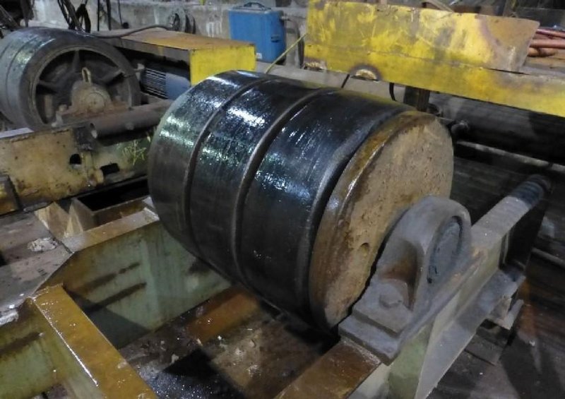 120 TON PANDJIRIS RANSOME MODEL #PR-240 WELDING TANK TURNING ROLLS, 60 TON DRIVE &amp; 60 TON IDLER: STOCK #13348