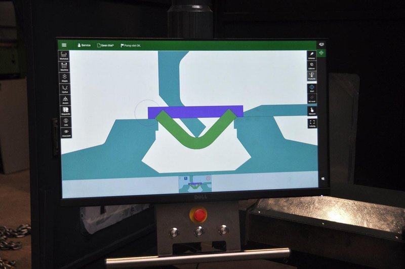 Haco - 500 ton x 4100 mm CNC heavy duty