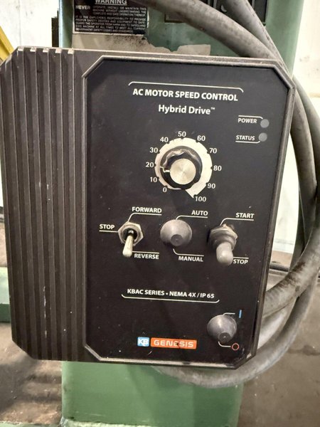 1,800 LB X 12" RAPID AIR XL-1812-M POWERED UNCOILER. STOCK # 0773625