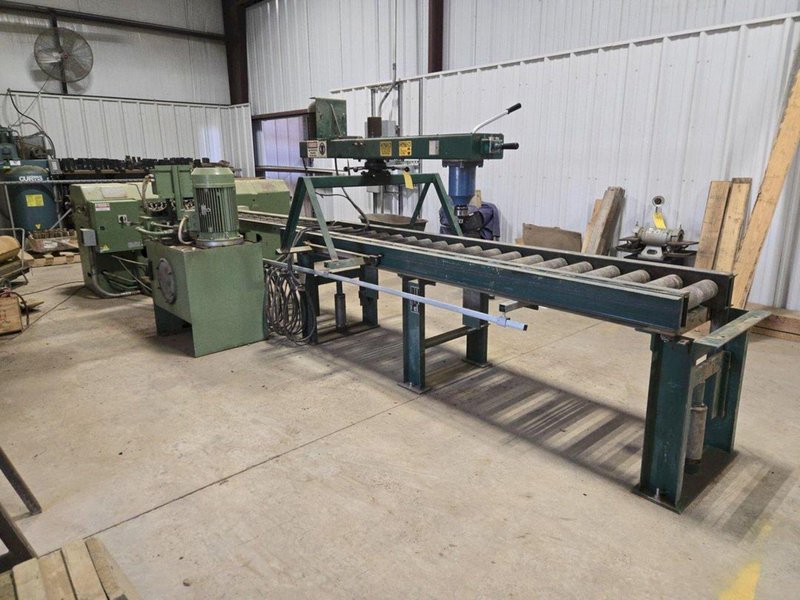 2001 BERCO MODEL #PT250 HYDRAULIC TRACK PRESS WITH WTC TRACKMASTER IMPACT WRENCH &amp; CONVEYOR: YOBRO #24374