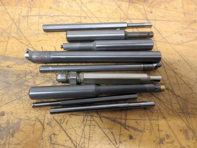 Solid Carbide Drills, Reamers, Assorted Boring Bars **All 1/2" and Under**- Auction Item