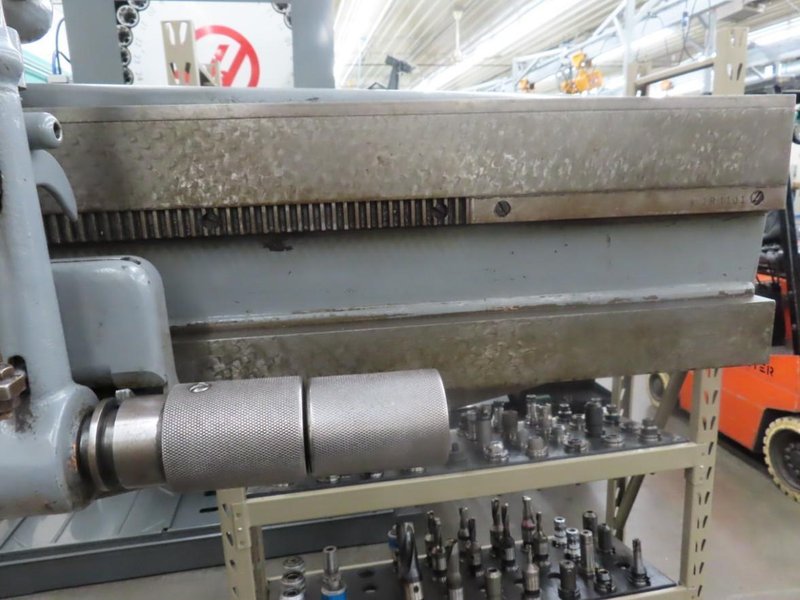 Cincinnati Bickford 4' x 9" Radial Arm Drill, Box Table, Power Elevation, Power Quill Feed, Coolant- Auction Item