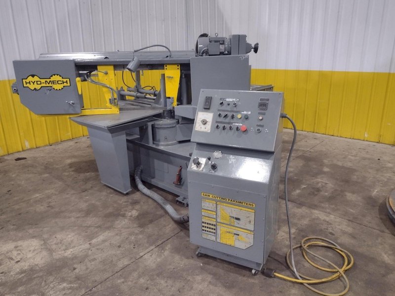 18" X 27" HYDMECH MODEL #S25-A HORIZONTAL SWIVEL MITER AUTOMATIC BAND SAW: YOBRO #25047
