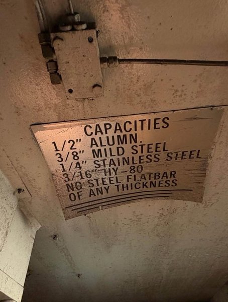 3/8″ x 6′ Allsteel Model 3/8-6 Mechanical Shear
