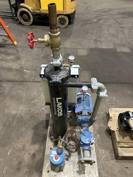 65 GPM X 3 HP LAKOS FILTRATION PUMP &amp; STRAINER: STOCK #21909