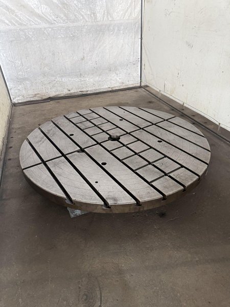60" T-SLOTTED ROUND RISER PLATE. STOCK #0430526