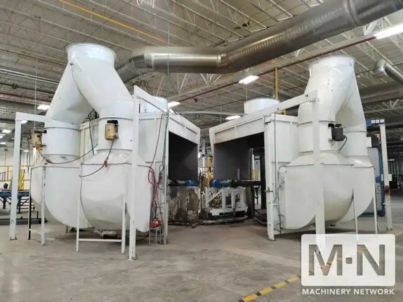 5 ARM FERRY MODEL RS5-250 ROTATIONAL MOLDING MACHINE REBUILT IN 2021