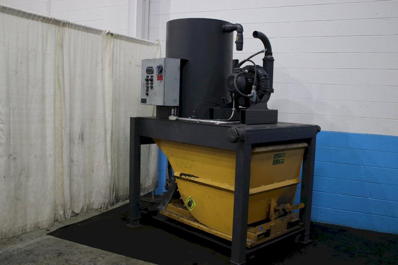 AIR DYNAMICS/PLECO POWER VACUUM WITH DUMP HOPPER : STOCK #74764
