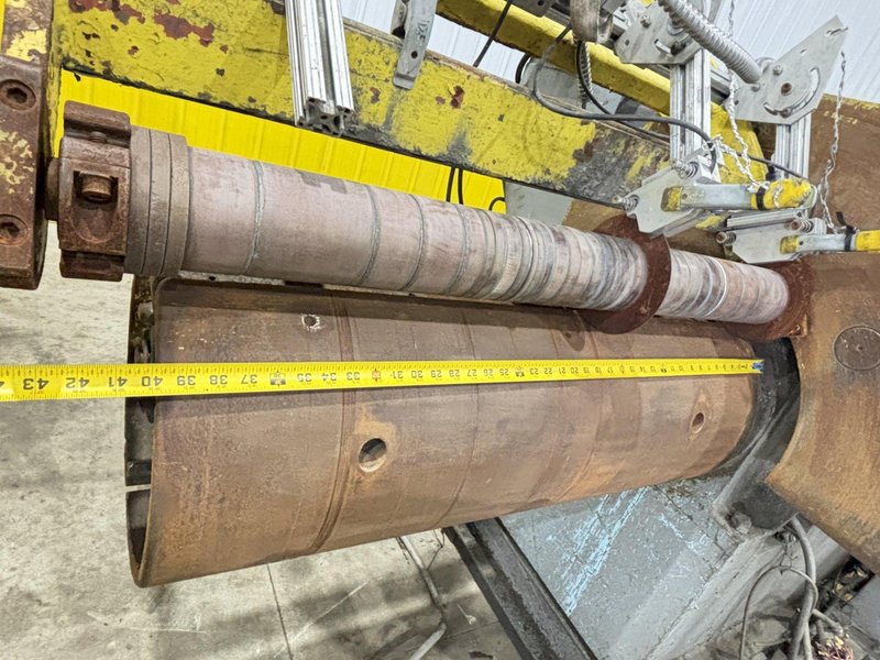 36” YODER RECOILER WITH HYDRAULIC PUSH-OFF &amp; SEPERATION: STOCK  #22954