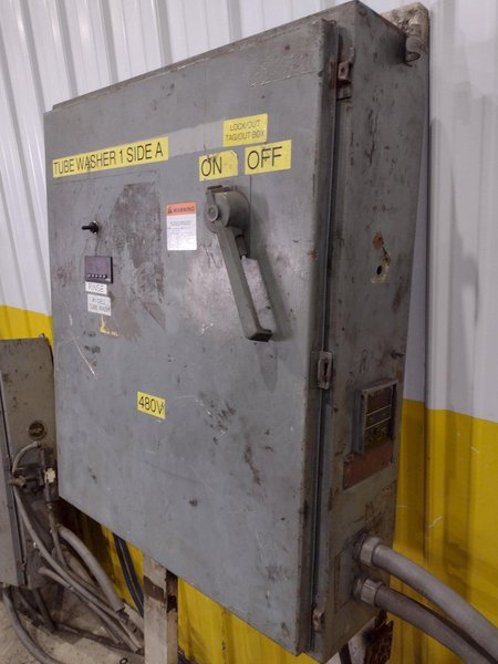 4" CAPACITY ULTRASONIC BAR &amp; TUBE CONTINUOUS WASHER: STOCK #22589