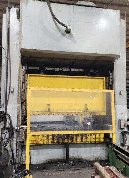 450 Ton BLOW Straight Side Unitized Frame Eccentric Geared Gib Guided Mechanical Press, 2007