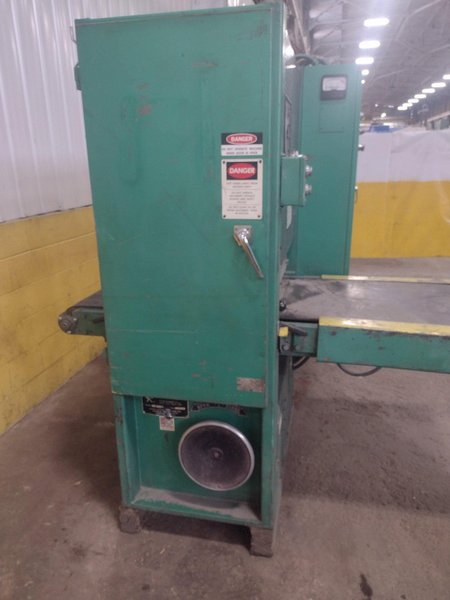 25" X 40 HP TIMESAVER MODEL #325-1 SINGLE DRUM BELT GRINDER &amp; SANDER: LOT #15796