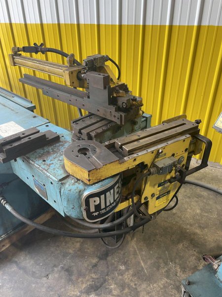 1.5'' X 0.188" PINES MODEL #1 HORIZONTAL HYDRAULIC TUBE BENDER, WITH DIAL-A-BEND CONTROLS: STOCK 15028