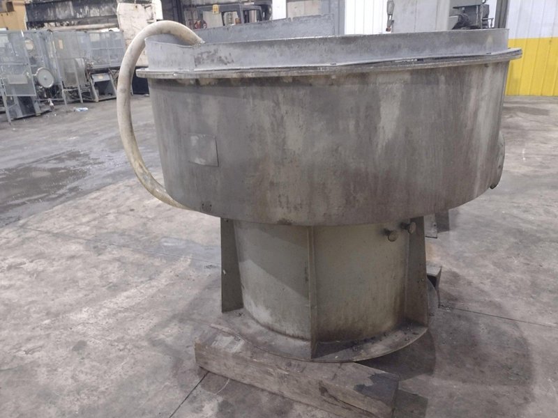 14 FT3 SWECO MODEL #FMD-14LR ROTARY VIBRATORY FINISHING BOWL: YOBRO #24557