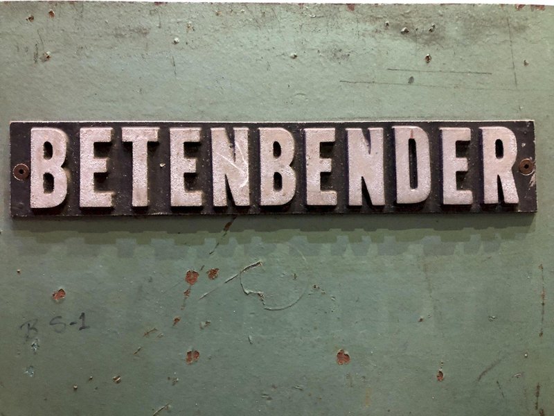 4" X 1/2" (1200mm x 12.7mm) BETENBENDER HYDRAULIC  SHEAR: Stock 14114