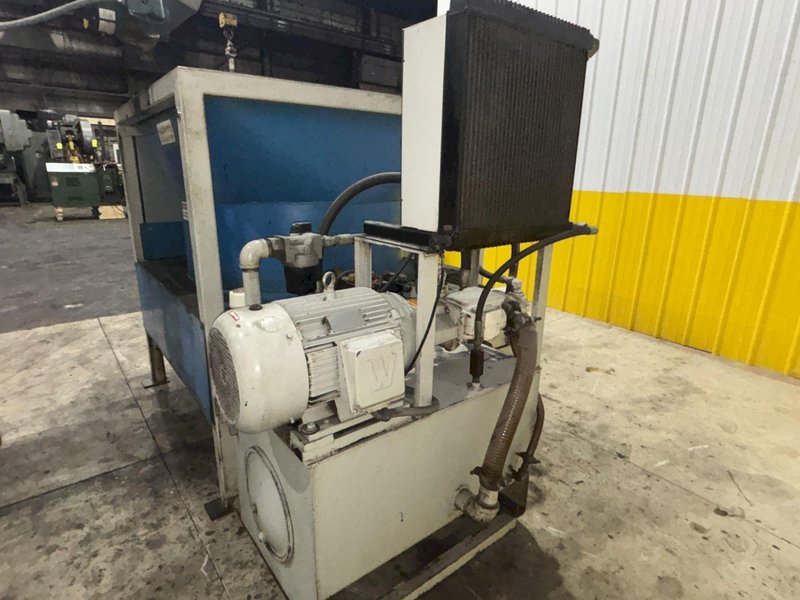 3" x 2.75" x 126 TON ARS MODEL #600 HYDRAULIC CHIP PUCKER BRIQUETTER: STOCK 22432