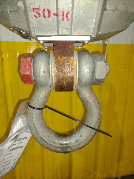 50,000 LBS MSI MODEL #6260CS TRANS-WEIGH WIRELESS LOAD CELL, FOR  CRANE SCALE: YOBRO #24762