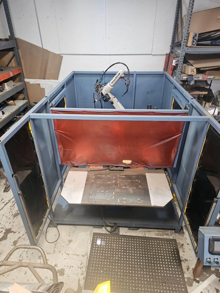 OTC Daihen Robotic Welding Cell, 2002 – Almega EX-V6 Robot