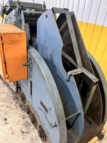 12" X .125" X 4,000 LB LITTELL COIL CRADLE WITH POWERED STRAIGTENER: STOCK #21708
