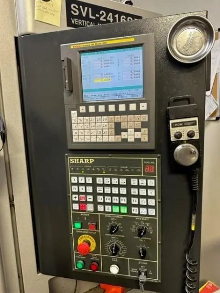 2016 SHARP SVL-2416SF CNC VERTICAL MACHINING CENTER | Machining Centers, Vertical