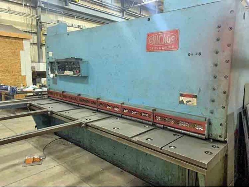 0.500" x 12' Chicago Power Sq. Shear STOCK #3590