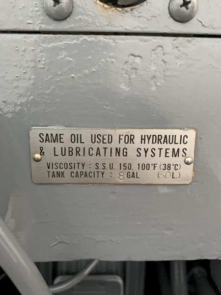 12" X 24" OKAMOTO ACCUGAR 124N HYDRAULIC SURFACE GRINDER. STOCK # 0743822.