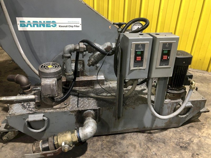 BARNES MODEL RD2-112 CHIP SEPERATOR &amp; COOLANT FILTER SYSTEM: STOCK #15722