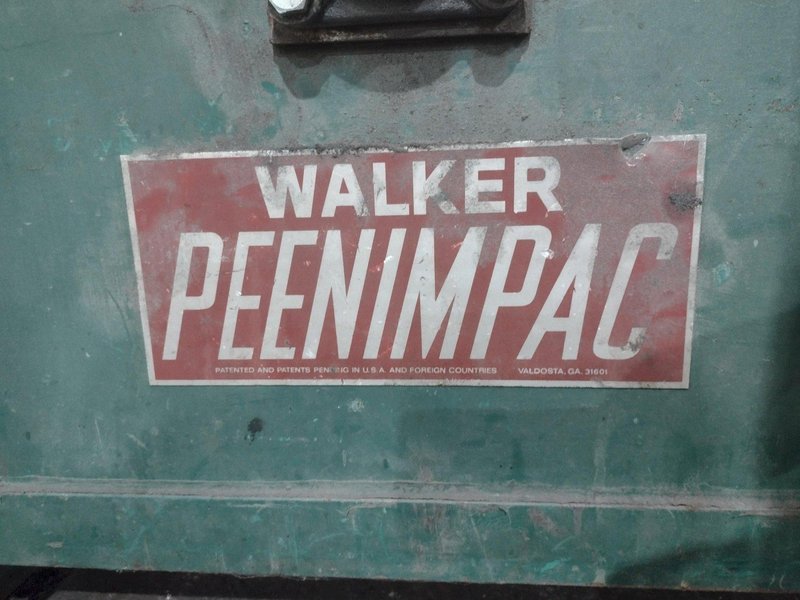 5.2 CU FT WALKER PEENIMPAC MODEL #S-5.2 ROTARY BASKET SHOT BLAST MACHINE: STOCK 17426