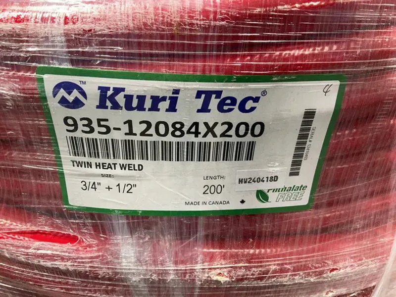 Kuri Tec 3/4” X 1/2” Red Air Hoses - 935-1208x200