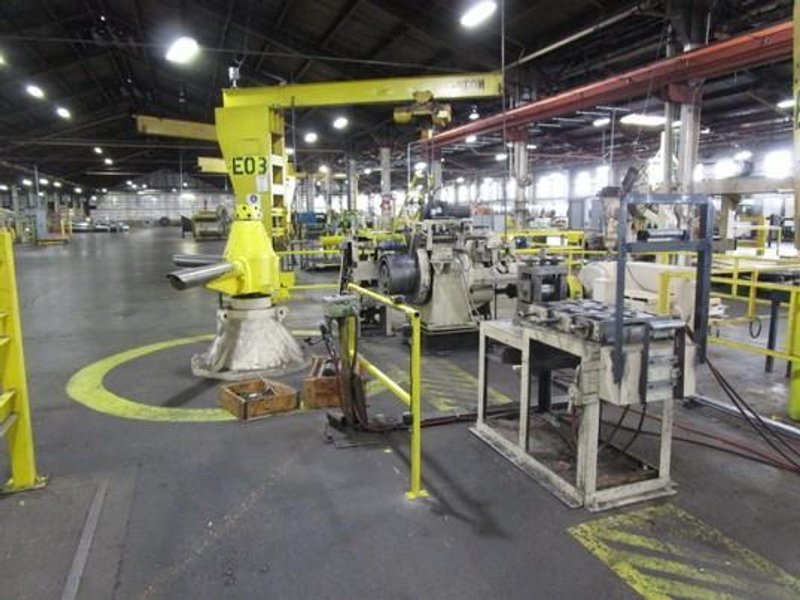 4" WIDE X .060" - .250" COIL TO COIL EDGING LINE. STOCK # 0983926