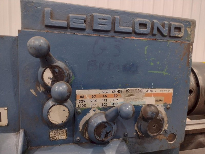 15" X 54" LEBLOND REGAL ENGINE LATHE, 1.5" HOLE: STOCK #19712