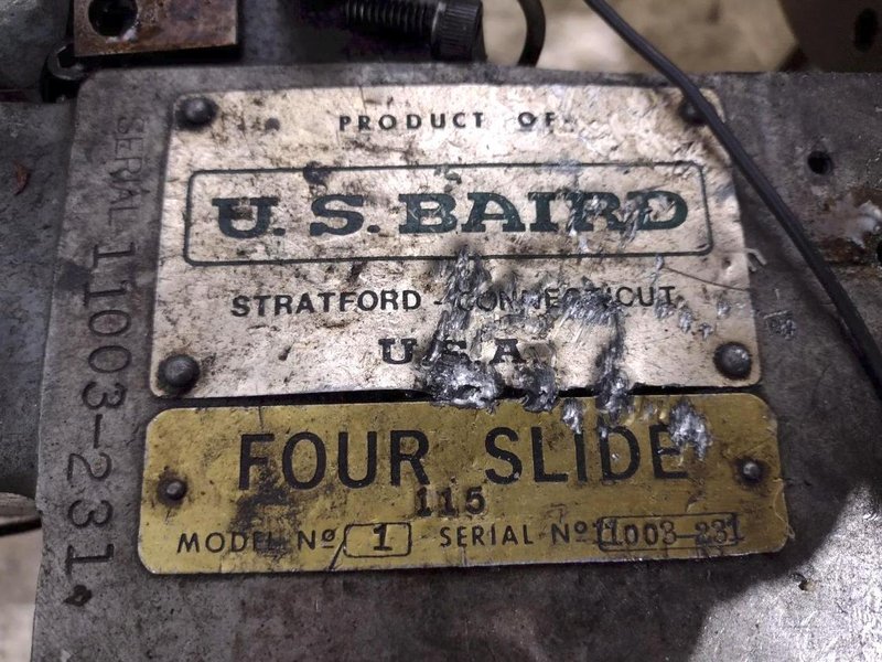 US BAIRD # 1 FOURSLIDE. STOCK # 1108925