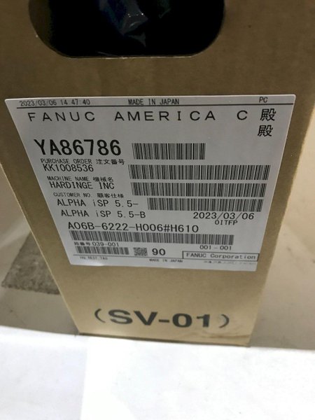FANUC A06B-6222-H006 SERVO DRIVE AND AMPLIFIER NEW