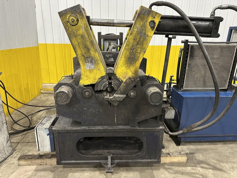 200 TON (2-3/8" TO 9-5/8") DIAMETER TRUE GRIT MODEL CT200 HYDRAULIC TUBE &amp; PIPE PUSH POINTER / END FORMER/ SWAGING PRESS: STOCK #22399